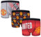 Manchester United FC Official Gift 3 Pack Boys Crest Boxer Shorts 9-10 Years
