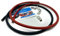 eXODA Câble de batterie 25mm2 4x M8 cosses de câble de 1m chacune rouge et noir