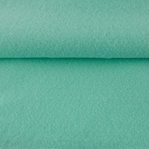 Stofftreff Santi Bastelfilz-Platten-20 cm x 30 cm in 36 Farben-Stückware (Mint)