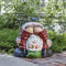 Gartenzwerge Figur,6 Stück Gartenzwerg Klein Statue, Mini-Gartenzwerge-Set Als Mitbringsel, Mini Harz Gartendeko Figuren, Happy Gartenzwerg Skulptur Zwerg-Statue (Welcome-1)