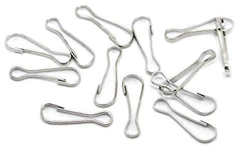 TOSSPER 20pcs Flag Pole Klipphaken Schnappfederklammern Aus Metall Lanyard Haken Für Grommet Flagge Socken Wäscheleine Schlüsselanhänger