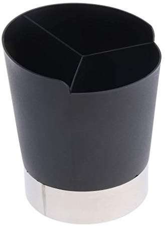 Black Bar Pub Tidy Caddy Straw Cocktail Stirrer Storage Condiment Holder - 120mm