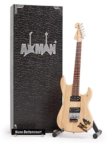 AXMAN Nuno Bettencourt - Miniatur-Gitarren-Replik - Musikgeschenke - handgefertigte Verzierung