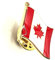 Pin de metal con bandera de Canadá, Metal
