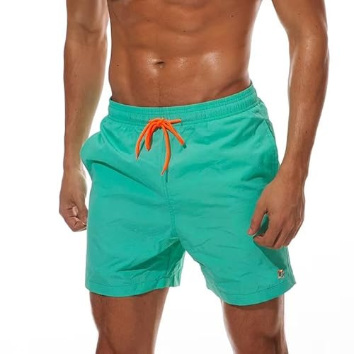 Tansozer Short de Bain Homme Maillot de Bain Homme Court Boardshort Short Plage étanche Short Séchage Rapide Shorts DE Vert 3XL