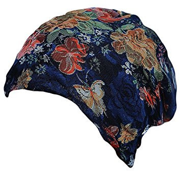 Chemo Mützen Damen Sommer Beanie Turban Super Weich Slouchy Kopfbedeckungen Kop Wraps Beanie Mütze Kappe Marine
