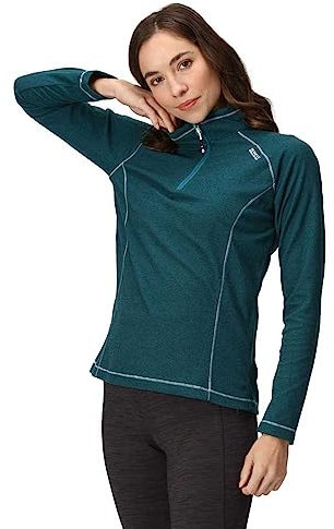 Regatta Great Outdoors Womens/Ladies Montes Half Zip Fleece Top (18 UK) (Gulfstream)