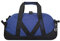 TOTTO - Bolsa de Deporte, Modelo Bungee, Dimensiones: 47 x 25 x 19, Capacidad 22 litros, Asa de Mano y Correa Ajustable para Hombro, Argollas para Candado en Cremallera Principal, Color Azul