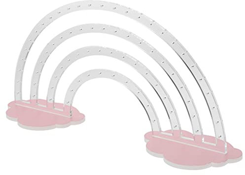 Cabilock Ohrring-schmuckständer Halskettenständer Schmuckanhängerhalter Hängender Schmuck-organizer Ohrring-präsentationsständer Schmuck-organizer-ständer Ohrringhalter Acryl Kleiderschrank