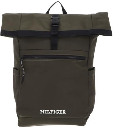 TOMMY HILFIGER TH Monotype Rolltop Backpack Army Green