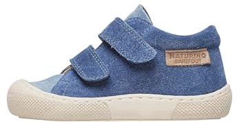 Naturino Amur VL-Lauflernschuhe aus Veloursleder-Blau, Himmlisch 22