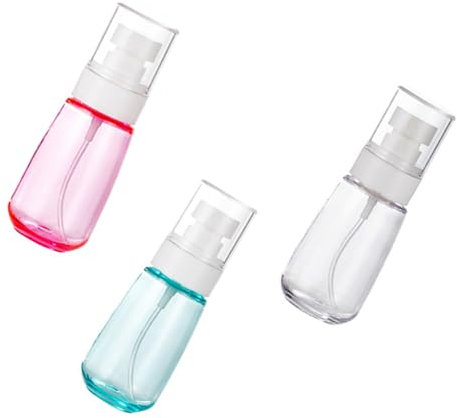 YOUNLEN 30ml Botellas Spray Pulverizador Plastico Spray Botella Transparentes Contenedor de Pulverizador para Aceites Esenciales, Perfume, Líquido(juego de 3 piezas