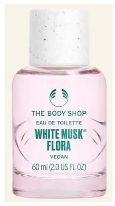 Body Shop White Musk FLORA 60ml Eau de Toilette - Vegan