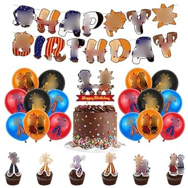 Five Nights Geburtstag Deko Glamrock Kindergeburtstag Deko Sundrop Geburtstagsdeko Glamrock Luftballons Deko Sundrop Geburtstag Luftballons Five Nights Torten Topper Glamrock Geburtstag Banner