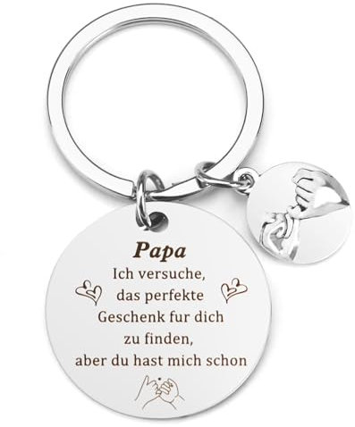 Vatertagsgeschenke für Papa - Schlüsselanhänger, Geschenkideen für Bester und Bonus Papa