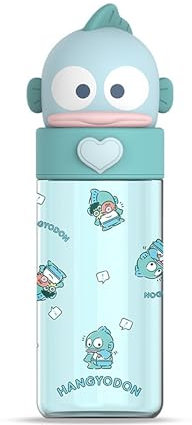Roffatide Cartoon hanton plastique tasse bouteille portable tumbler voyage tasse en plastique Shaker bouteille droite boisson tasse eau Rail bouteille Portable Anti - fuite
