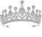 Haarschmuck für Frauen, luxuriös, große Form, für Damen, Braut, Hochzeit, Tiaras, Funken-Diademe und Krone, Stirnband, Haarschmuck, Gold (Gold, S) (Silber, klein)