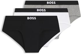 Hugo Boss Herren Slip aus Baumwolle, 3er-Pack