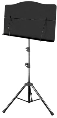 Notenständer Notenpult Klappbarer Notenhalter Höhenverstellbar 78-150 Cm Notenständer Mit Koffer Und Klemmhalter Notenständer Stabil