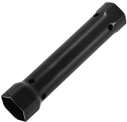 Tearmier Tubular Box Spanner, Basin Wrenches Faucet Socket Wrench, Tap Spanner for Tight Space, Tap Removal Tool, 34mm & 40mm Diameter 200mm Length (Black)