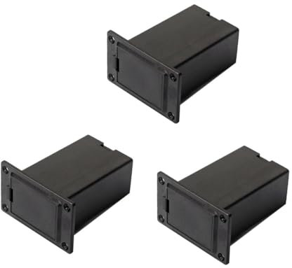 Toyvian 3pièces Boîtier De Batterie Pour Pick up De Guitare Accessoires De Guitare Et Pratique