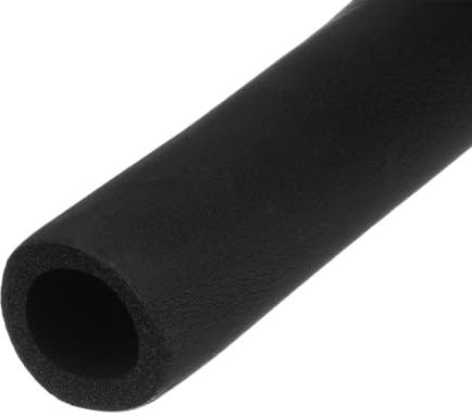 M METERXITY Pipe Insulation Foam Tube 1-1/4(32mm) ID x 6Ft Cover Wrap Roll | Black Pipe Cover , Hollow Pipe Cover ,for AC Unit,Guitar Stands,Exercise Machine Handle,Roof Rack