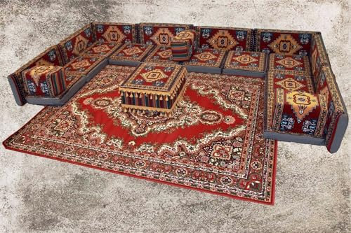Generisch Marokkanisches Sofa, Orientalische Sitzkissen, Arabisches Majlis, Kelim, Sark Kösesi, Orientalische Sitzsofa, Boden Sofa, Majlis Sitz, Osmanlisches Sitz, Sitzkissen