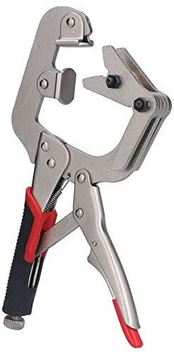 Welding Clamps, C Clamp Locking Pliers 1in-2in 2in-3in Chrome Vanadium Steel Wear Resistant for Square Round Pipes for Wooden Cylinders