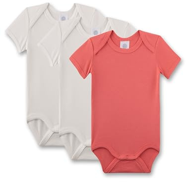 Sanetta Baby- Body (Dreierpack) rosa | Hochwertiger und nachhaltiger Body für Mädchen aus Bio-Baumwolle.