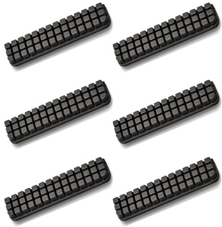 BIQU 6PCS Silicone Panda Nozzle Brush A1 Compatible with Bambu-Lab A1 3D Printer ONLY Hotbed Mounted Nozzle Wiper Cleaning Accessories