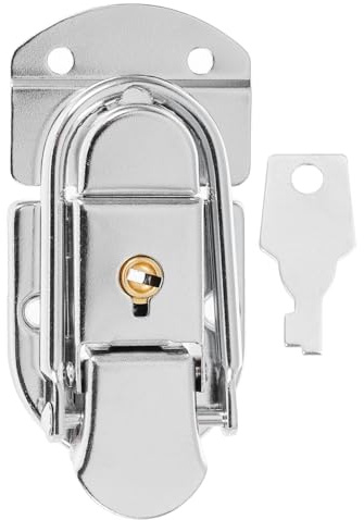 jojofuny Guitar Case Latch Durable Hasp Lock for Suitcases Jewelry Boxes User Friendly Toggle Mechanism for Quick Access Compact Design Versatile Use Luggage