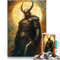 Teenager-Puzzle 1000 Teile Familienspiel zum Stressabbau, schwierige Herausforderung Loki Nordische Mythologie Wanddekoration38x26cm