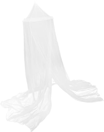 CVUTOVO Zanzariera Baldacchino Cupola per Letto Rete Fine per Protezione da Zanzare Design Soffitto Entrata Singola