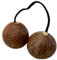 Aslatua doble calabaza de kashaka – africana Shaker Sonajero. (aprox. 7 cuando Stretched)