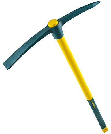 Leborgne, Pioche terrassier douille ronde 2,5 KG, Outil de jardinage robuste en acier, idéal pour creuser et retourner la terre, parfait pour les professionnels et les amateurs de jardinag