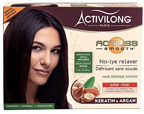 Activilong Actiliss Smooth No-lye Relaxer Organic Argan & Keratin Fort-Super