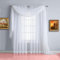 John Aird Voile Window Scarf Pelmet 150cm x 500cm (White)