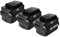vhbw 3X Batterie Compatible avec Dewalt DC223KB, DC224, DC223, DC224KA, DC222, DC222KB, DC223KA, DC222KA Outil électrique (3000 mAh, NiMH, 24 V)