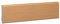 KGM Sockelleiste Modern – Furnierte Massivholz-Sockelleiste in Buche gedämpft natur lackiert – Maße: 2400 x 16 x 80 mm – 1 Stück