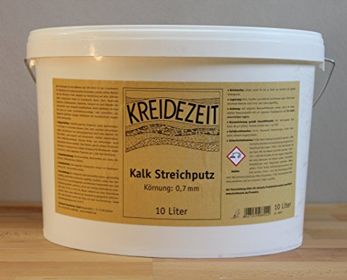 Kreidezeit Kalk-Streichputz Körnung 0,7 mm 10 Liter - naturweiß