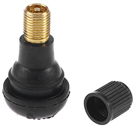 WINOMO Valve Pneu Voiture Valve Autos de Caoutchouc Noir 8 Pièces