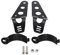 qiilu 35 – 43 mm Moto Leuchtturm Mount Halterung Gabel Tube Zange Kit für Chopper Cafe Racer