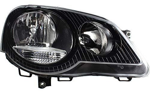 Scheinwerfer rechts 9N3 Bj. 05-09 schwarz H7+H1 inkl. Motor