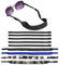SENHAI 4 pièces Sangle de lunettes de soleil imperméable avec natation Plongée Flottant Néoprène et 4 sécurité Sangles de lunettes de soleil, Retenues pour lunettes douces pour le sport, la lecture