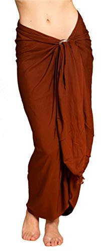 PANASIAM Sarong uni brown, 250x116cm