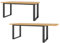 Lomadox Ausziehbarer Esszimmer Tisch in Wotan Eiche Nb., B/H/T ca. 170-220/76/90 cm