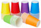 SULOLI Paper Cups,60PCS 9 OZ Party Disposable Cups Multicolor Paper Cup for DIY and Party Supplies (Assorted Colors)