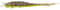 ZECK - Angelköder, Kunstköder, Gummifisch - BA Shaky Sneaker | 6cm - Purple Chartreuse | 11 STK.