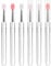 6pcs Silicone Lip Brush Silicone Lip Applicator with Cover Reusable lipstick Brush,Nail Art Applicator Tools, Lip Eyeshadow Makeup Stick