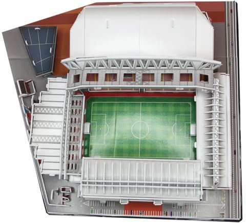 Habarri - Old Trafford Puzzle 3D - 3D Puzzle Stadion - 3D Fußballstadion für Kinder und Erwachsene - Fußballstadion Modell - Modellbau - 186 Elemente